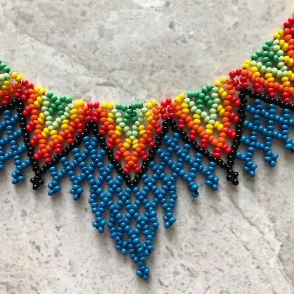 BEADS NECKLACE Handmade From Colombia - Picture 7 of 12